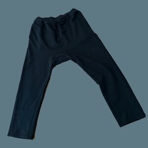 OAK NYC cotton terrycloth black heavy weight drop crotch karate pants xl